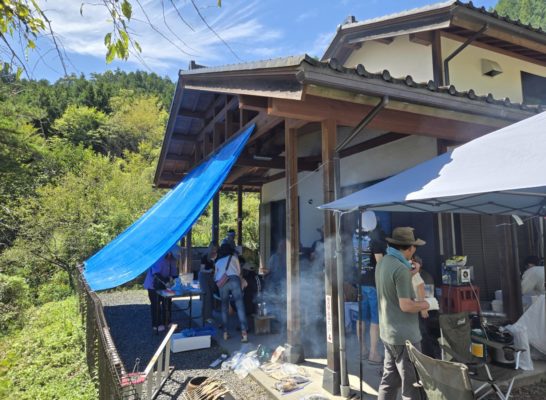 鮎の塩焼き＆BBQ