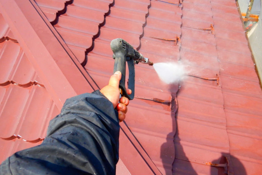 外壁・屋根の高圧洗浄