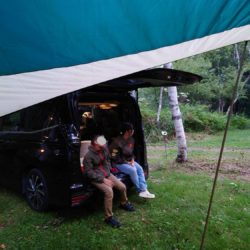 夏休み キャンプ 雨編