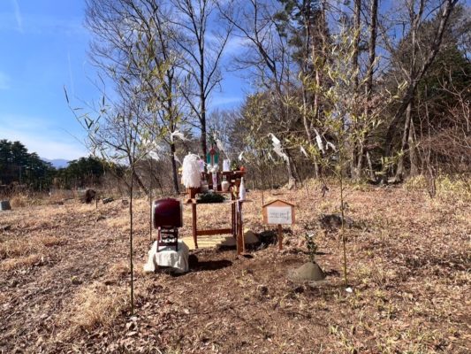 地鎮祭を執り行いました。（山梨県）